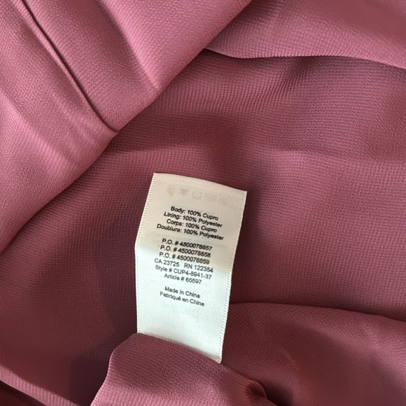 Burgundy Wilfred flowy off the shoulder slip dress - Picture 8 of 8